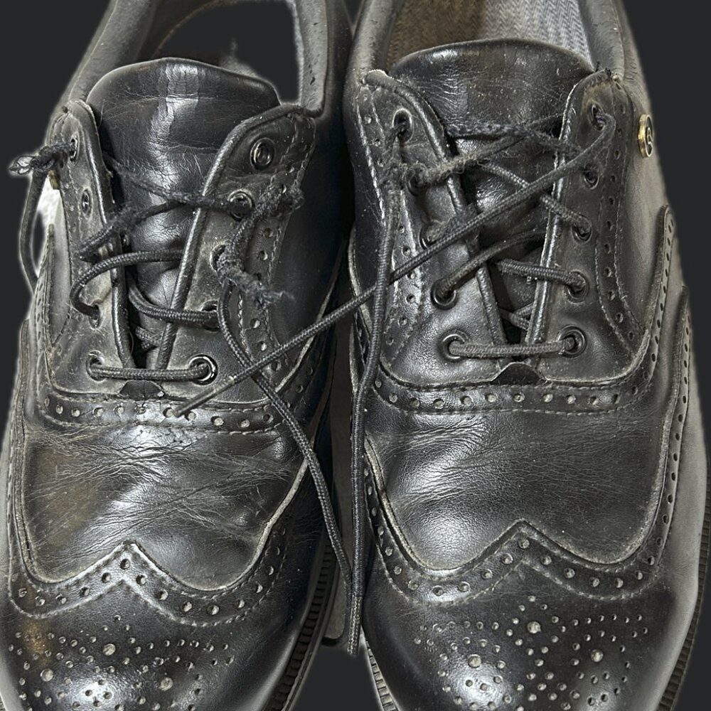 Etonic leather men's golf shoes.